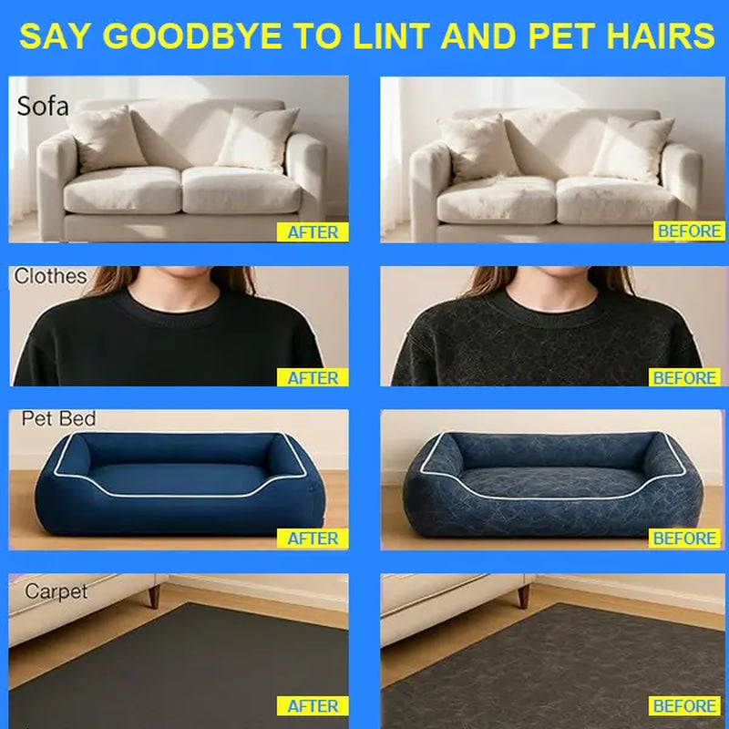 Jumpet Reusable Electrostatic Pet Hair Grooming Gloves – 2-Pack for Dogs, Cats, and Furniture