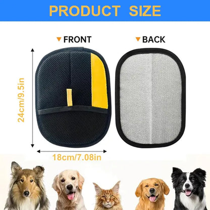 Jumpet Reusable Electrostatic Pet Hair Grooming Gloves – 2-Pack for Dogs, Cats, and Furniture